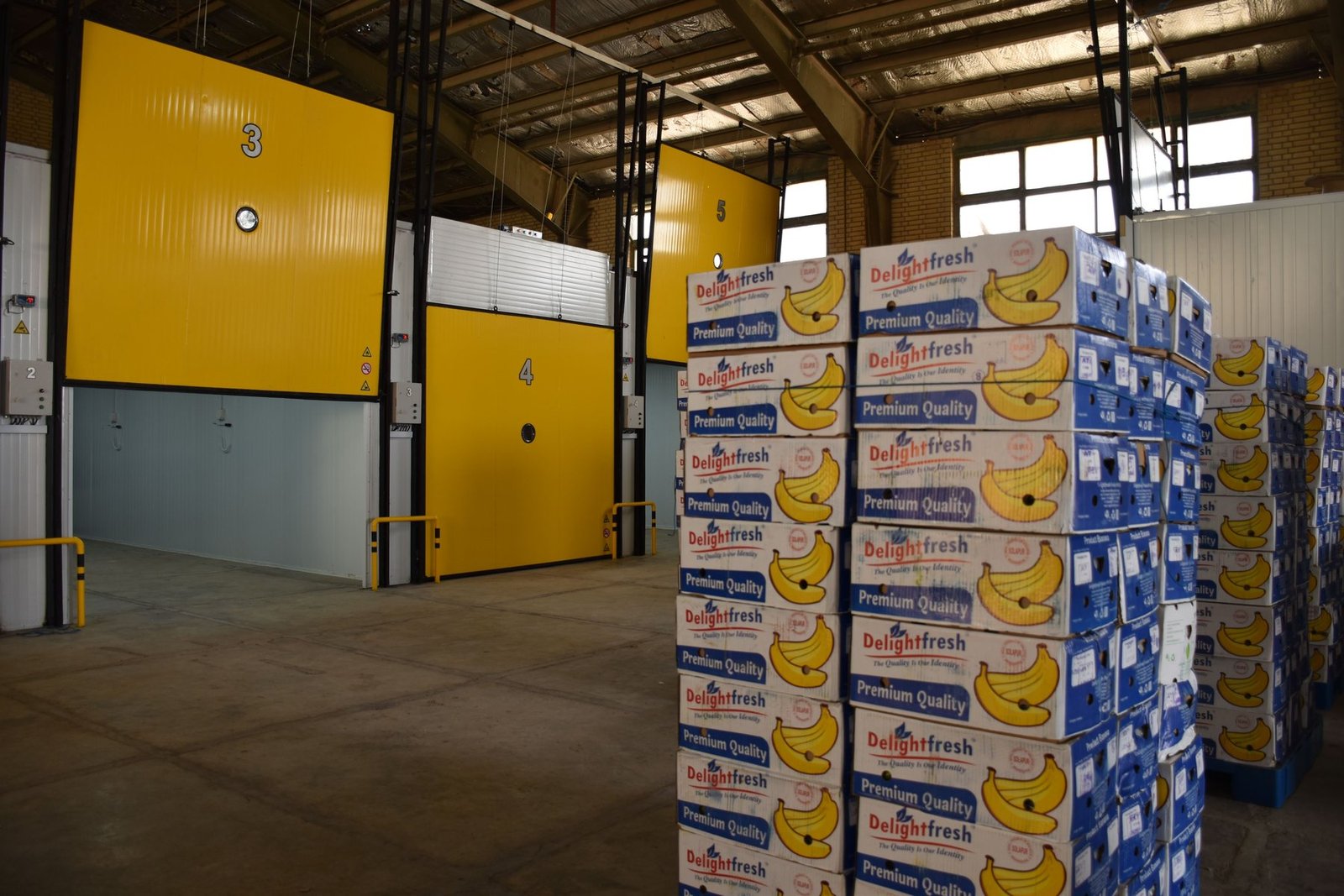 Industrial cold storage facility